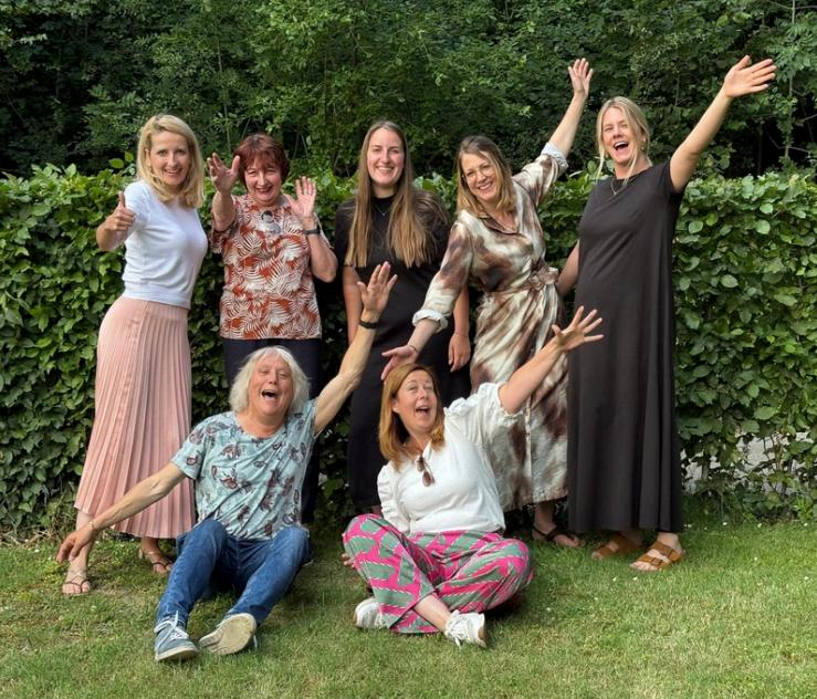 Teamfoto van team dyslexie van amacura 